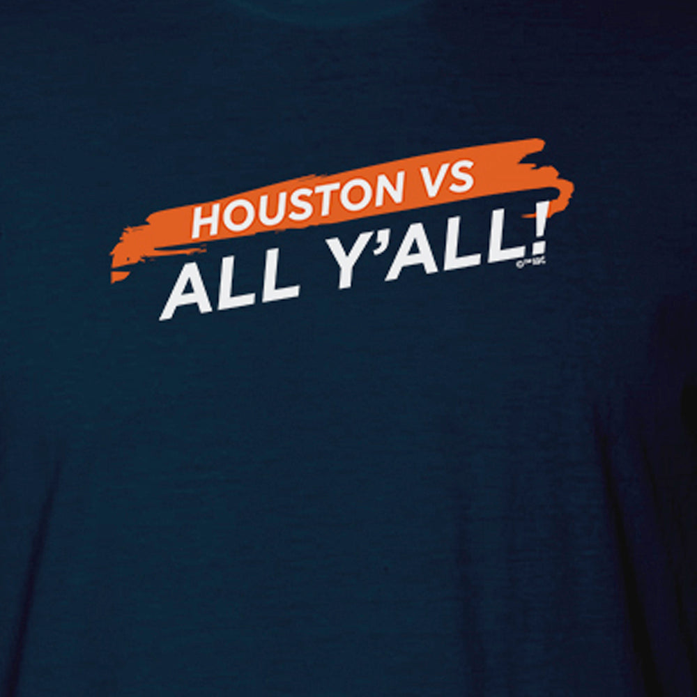 printful ABC13 Houston Astros Adult Short Sleeve T-Shirt Navy / XXL