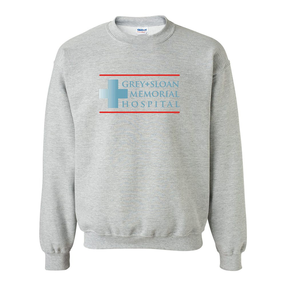 Grey s Anatomy Grey Sloan Memorial Hospital Fleece Crewneck