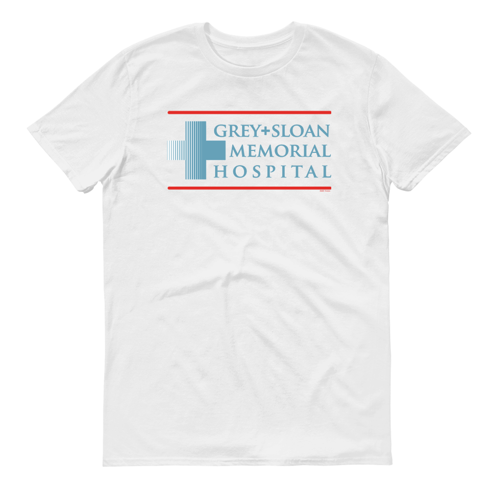 Grey s Anatomy Grey Sloan Memorial Hospital Adult Short Sleeve T Shirt
