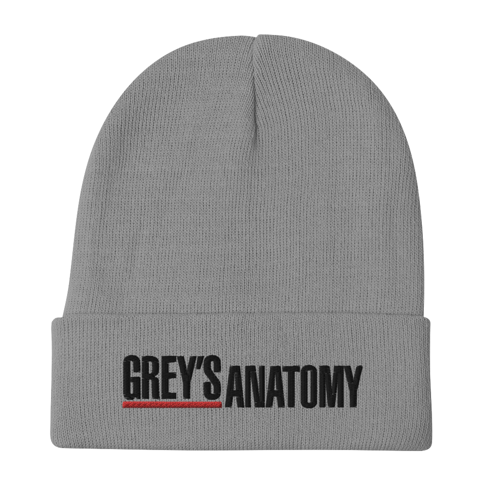 Grey's Anatomy Logo Embroidered Beanie