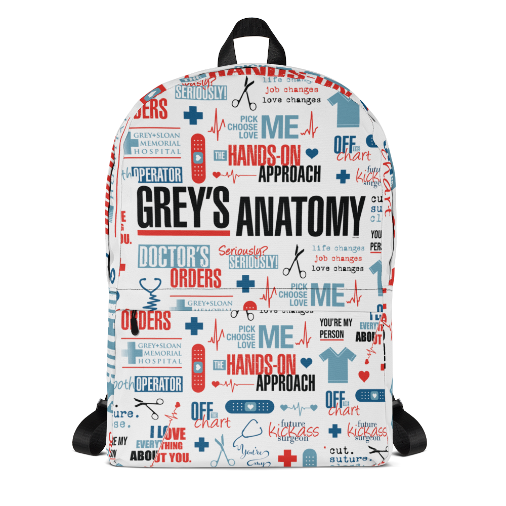 Grey s Anatomy Mashup Premium Backpack ABC Shop
