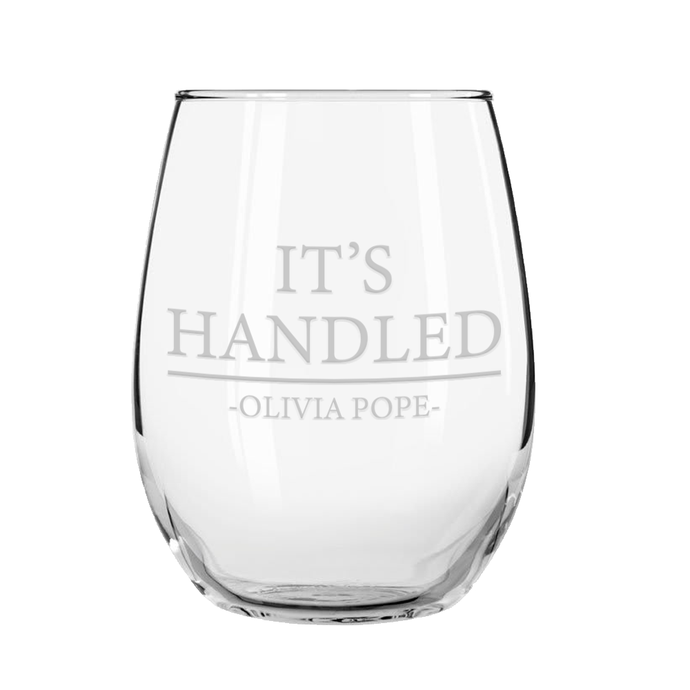 Olivia Pope Wine Glasses - Memos and Mirth