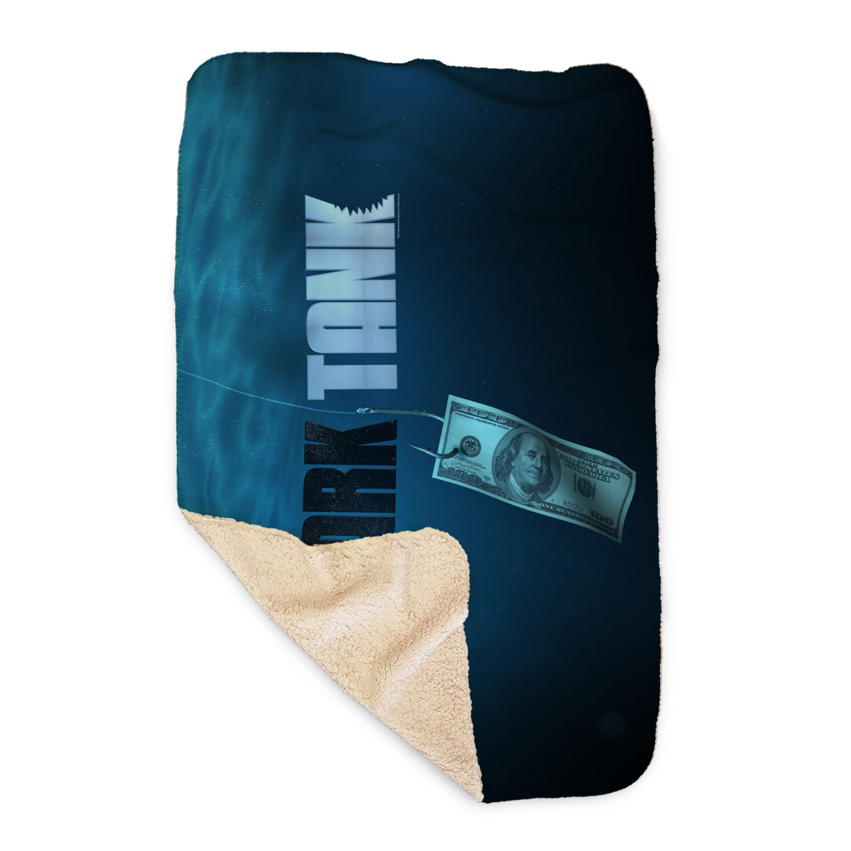 Shark Tank Dollar Hook Sherpa Blanket