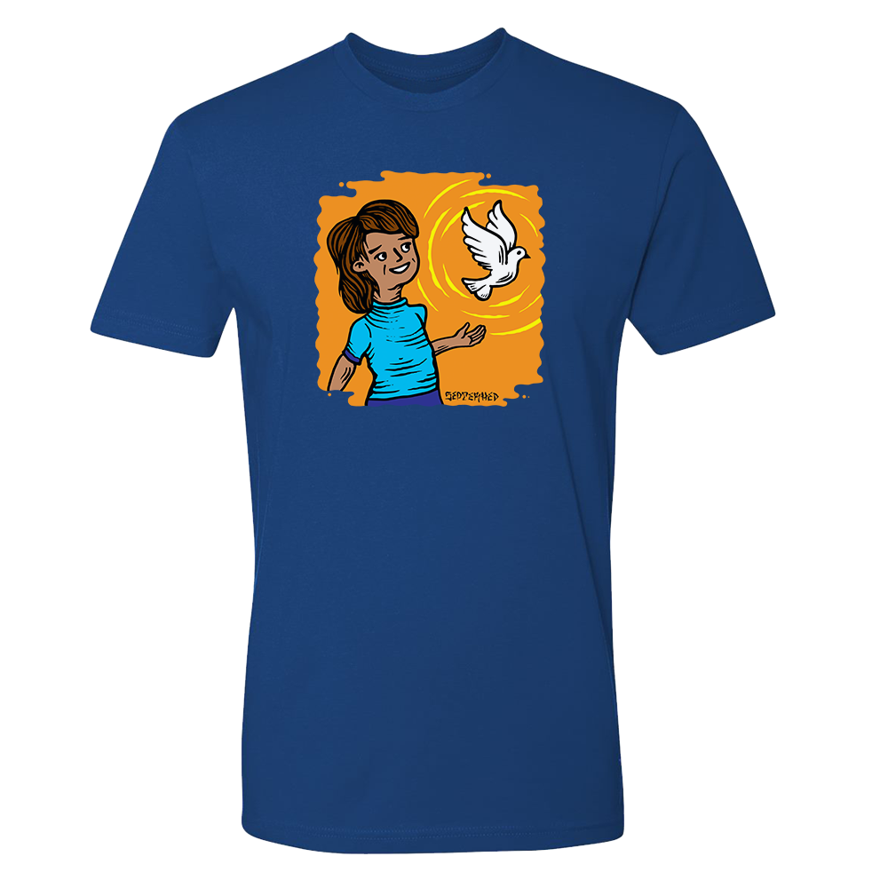 ABC7LA Spark of Love Adult Short Sleeve T-Shirt designed by
