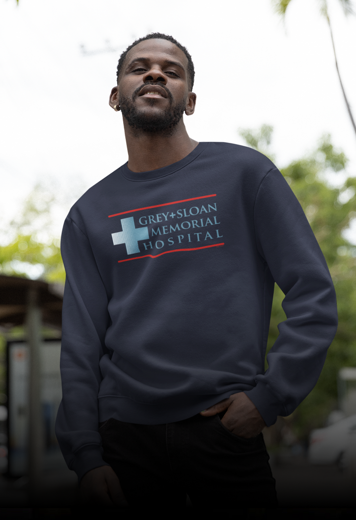 Grey s Anatomy Grey Sloan Memorial Hospital Crewneck Sweatshirt