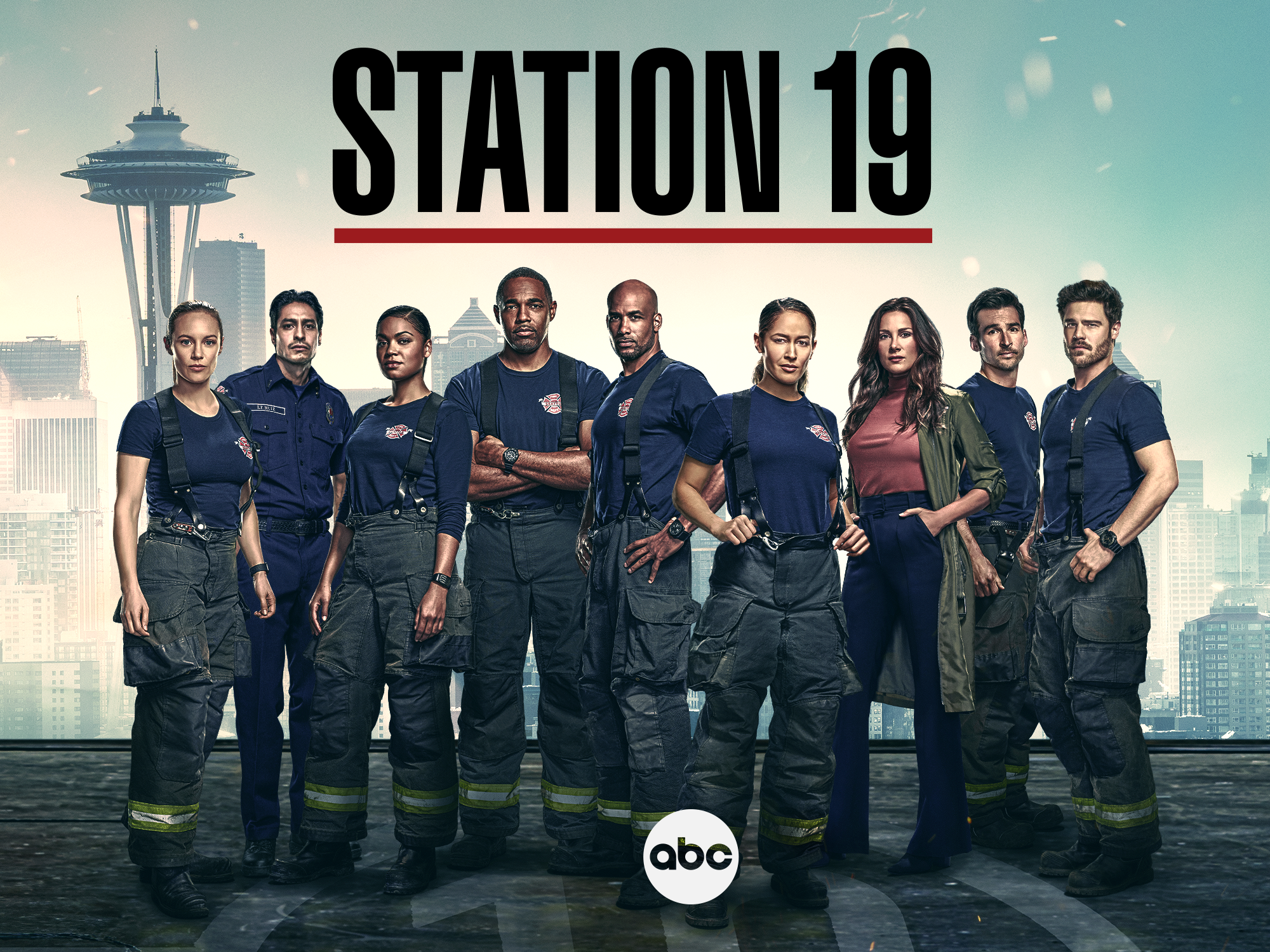 Station 19Station 19 Victoria Hughes Cardboard Cutout Standee