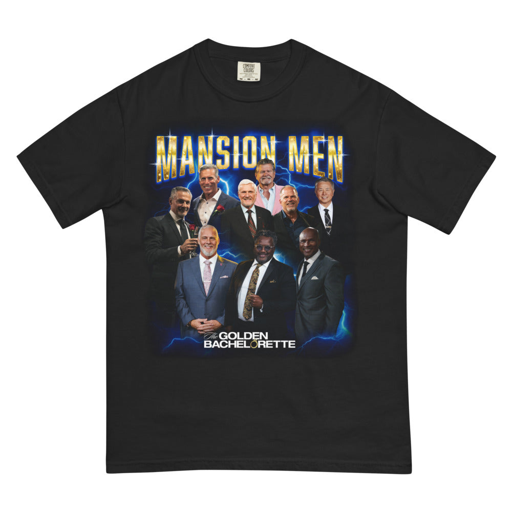 The Golden Bachelorette Comfort Colors T-Shirt Mansion Men The Golden Bachelorette Comfort Colors T-Shirt Mansion Men