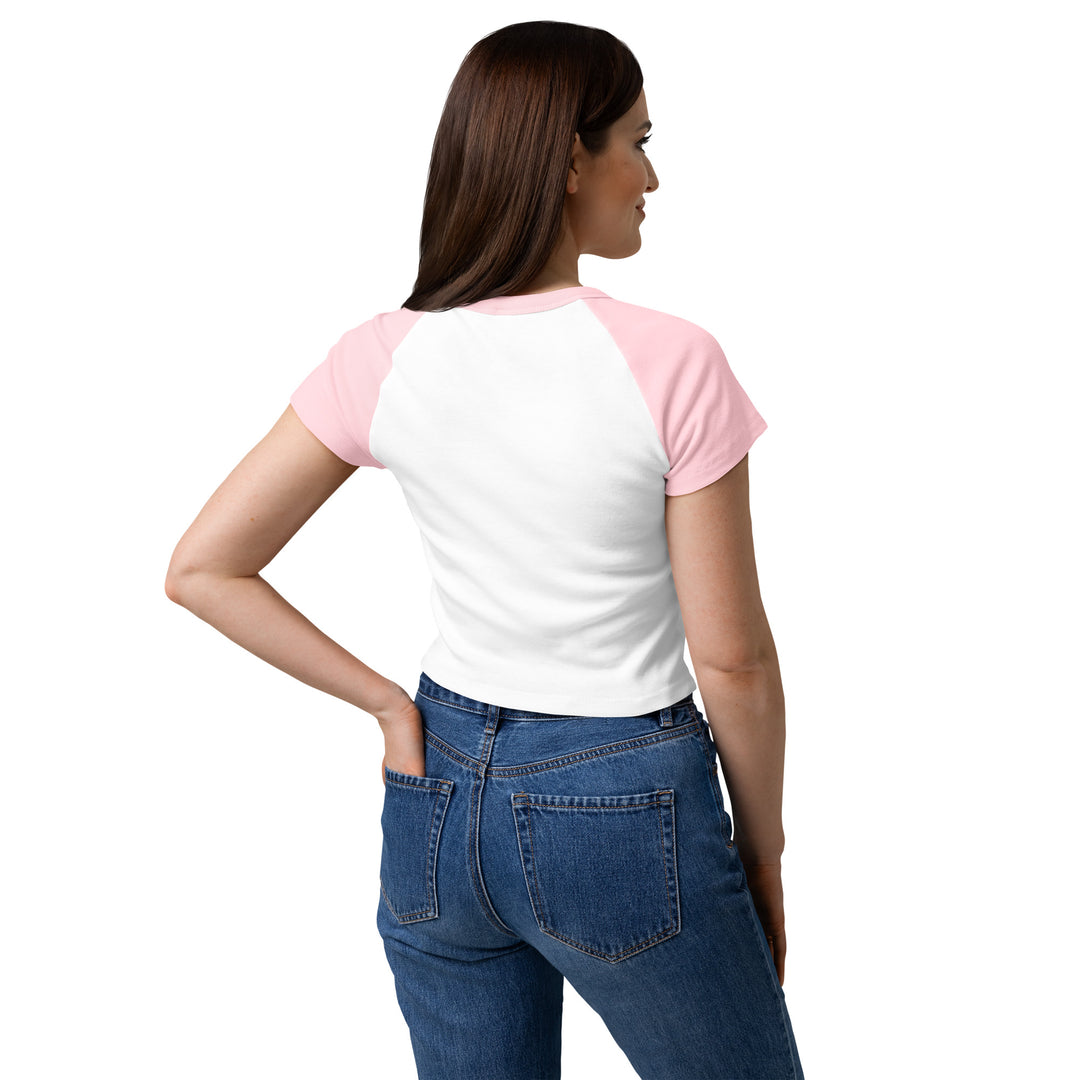 babylclub　Boyfriend raglan tee　pink High Potential Women's Baby Raglan T-Shirt | ABC Shop