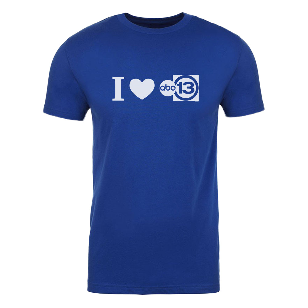 ABC13 Houston I Love ABC13 Adult Short Sleeve T-Shirt