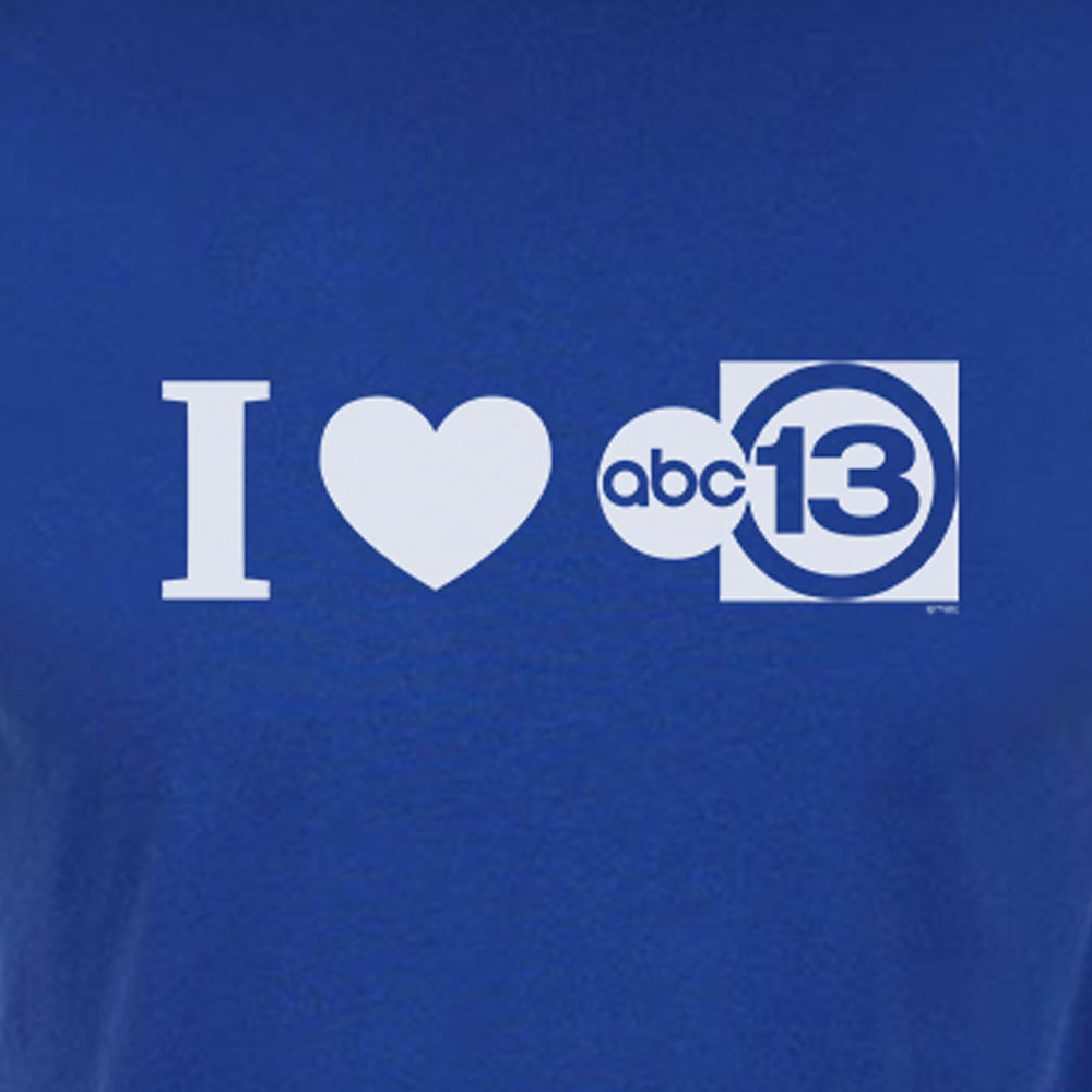 ABC13 Houston I Love ABC13 Adult Short Sleeve T-Shirt