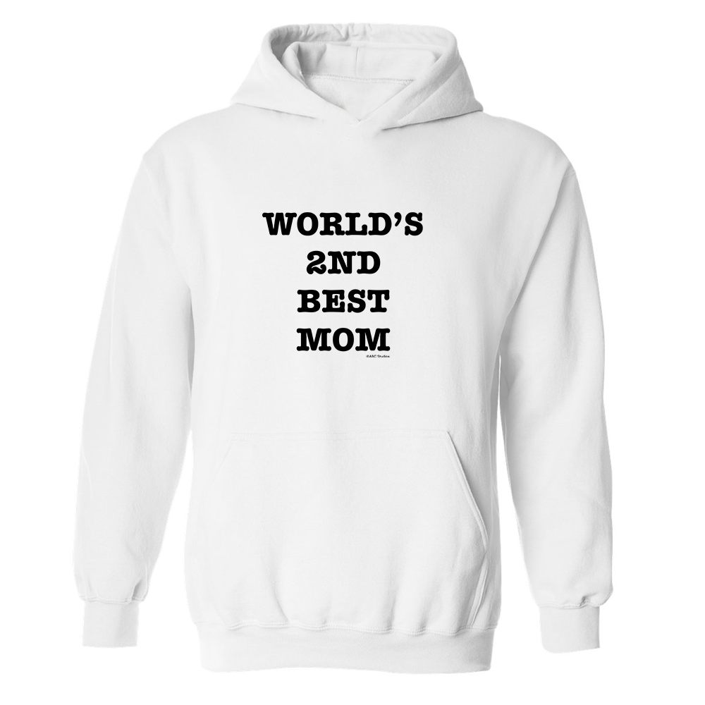 American Housewife 2nd Best Mom Fleece Hooded Sweatshirt