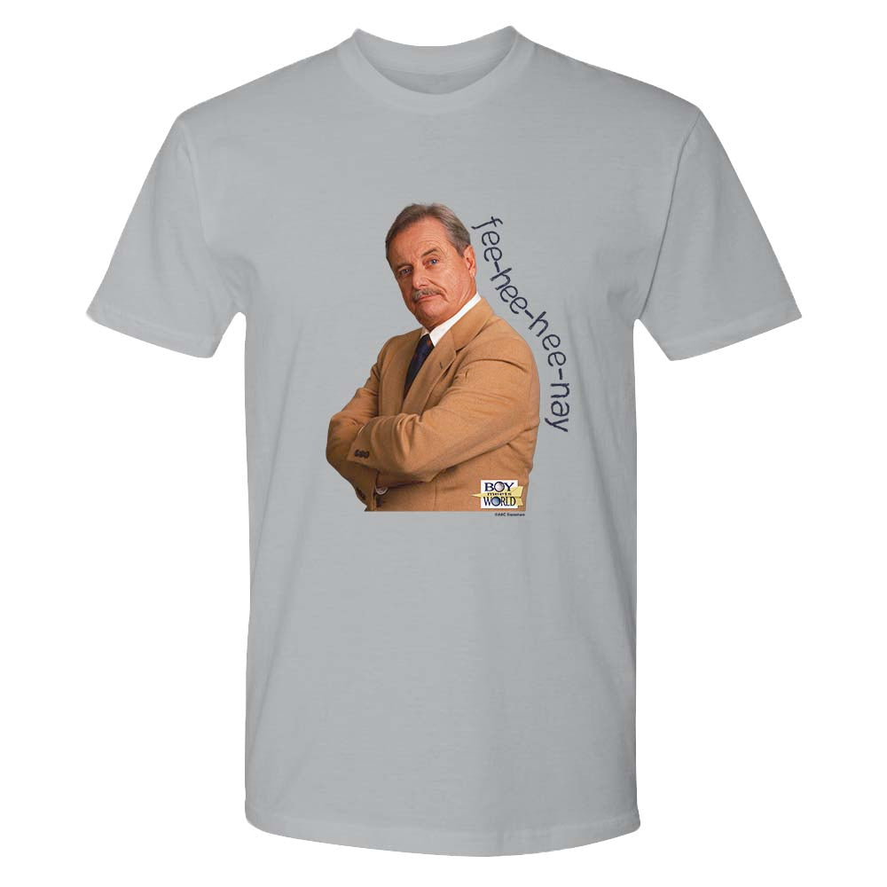 Boy Meets World Mr. Feeny Adult Short Sleeve T-Shirt Boy Meets World Mr. Feeny Adult Short Sleeve T-Shirt