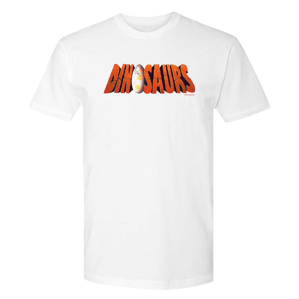 Dinosaurs Logo Adult Short Sleeve T-Shirt