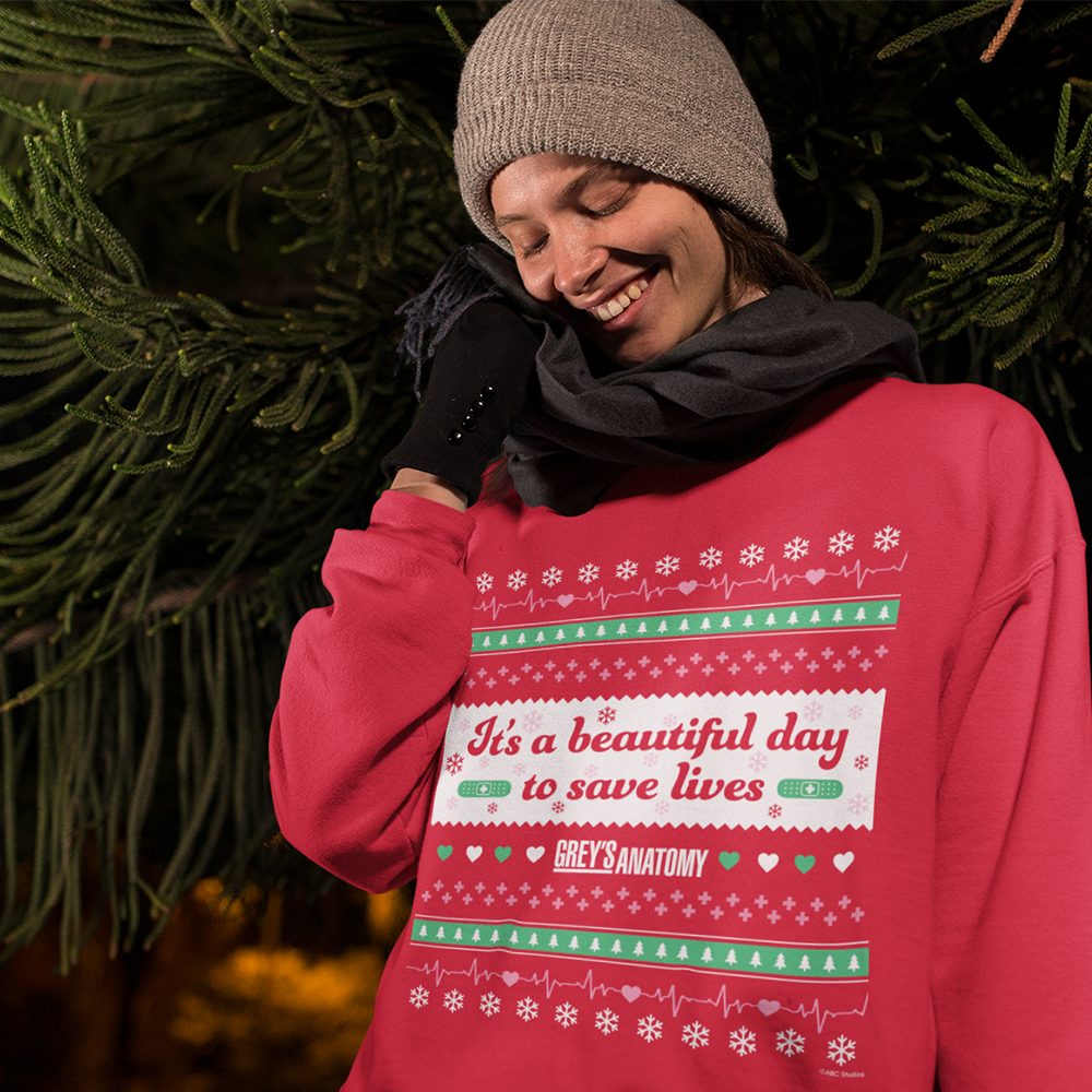 Greys anatomy christmas sweater discount
