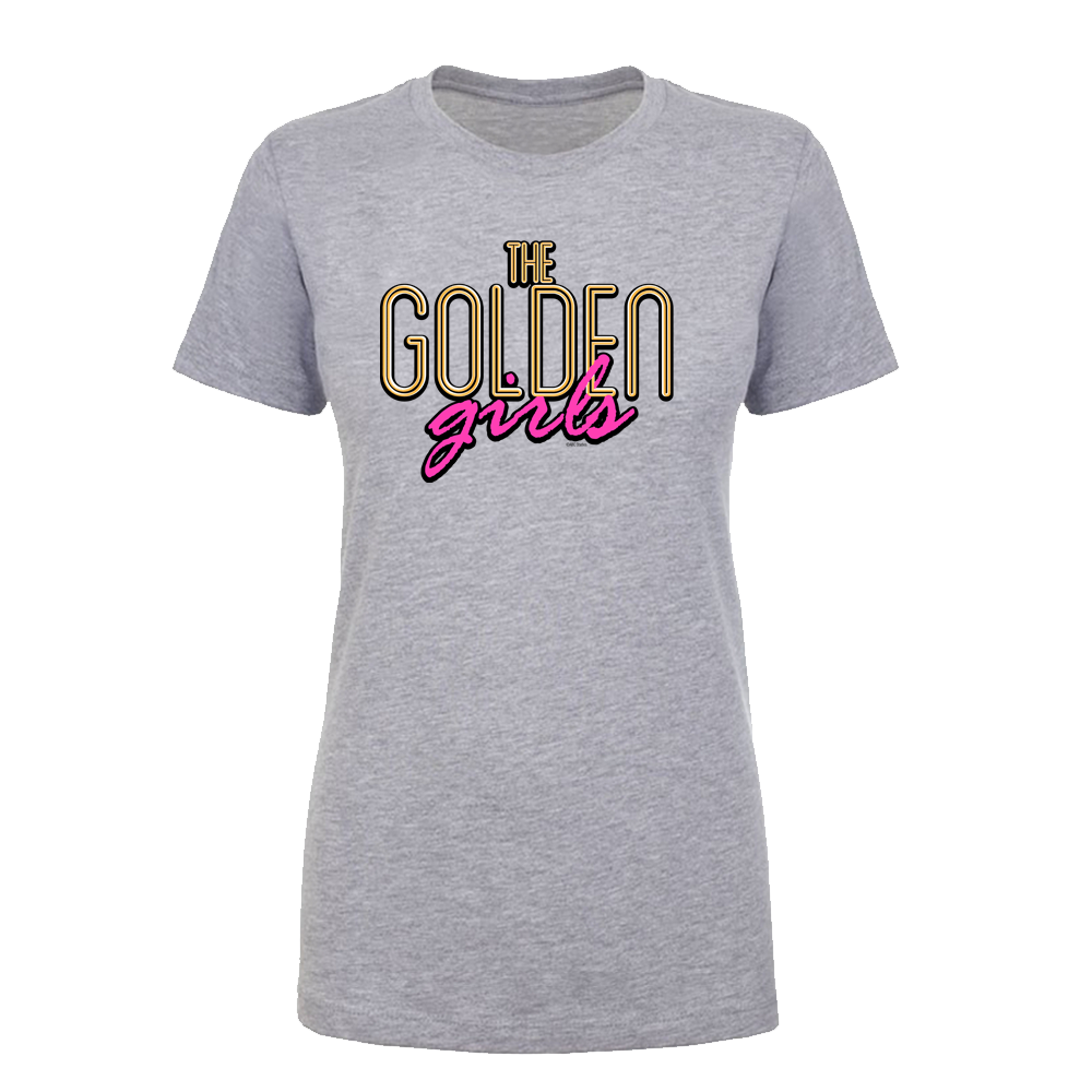 The Golden Girls Icon Logo Women s Short Sleeve T Shirt Grey XXXL