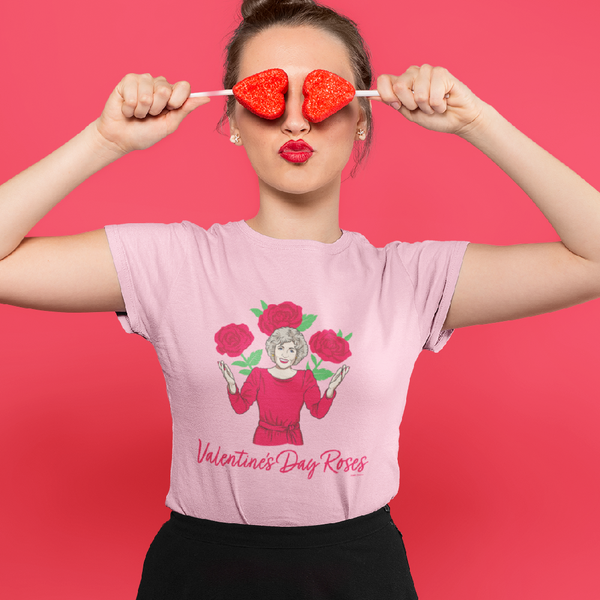 The Golden Girls Valentine's Day Red Rose Women's Short Sleeve T-Shirt