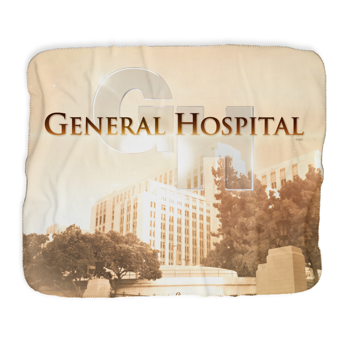 General Hospital Key Art Sherpa Blanket