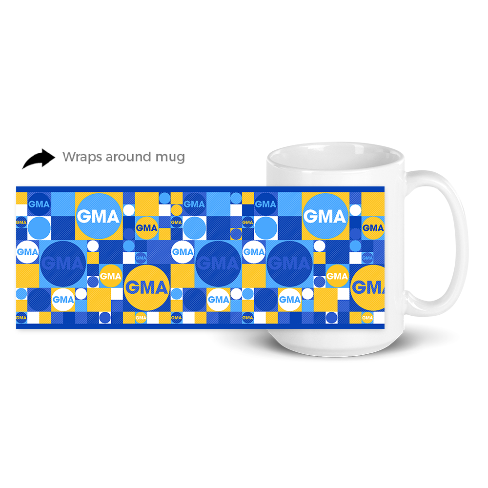 Good Morning America Tile White Mug