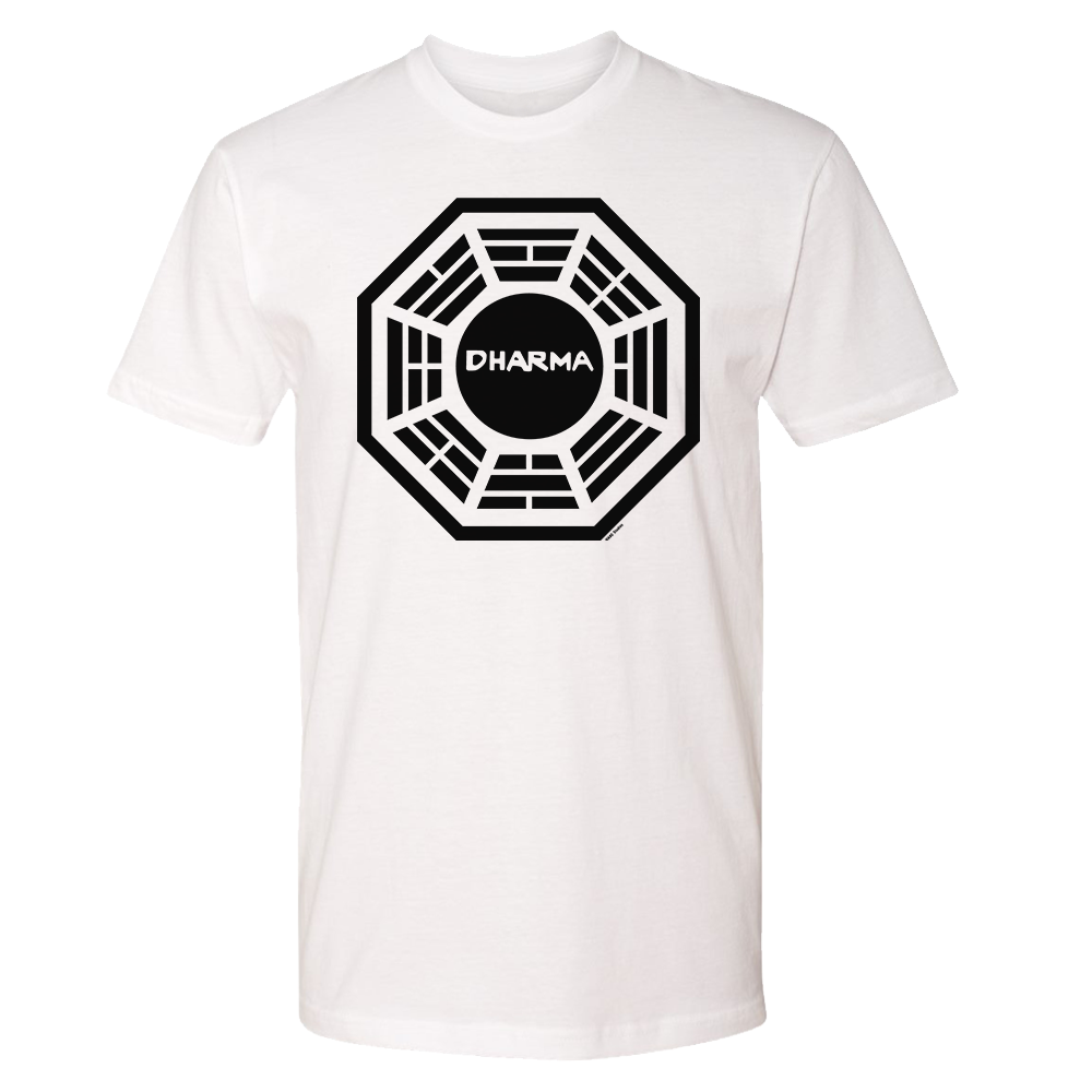 Lost Dharma Logo Adult Short Sleeve T Shirt