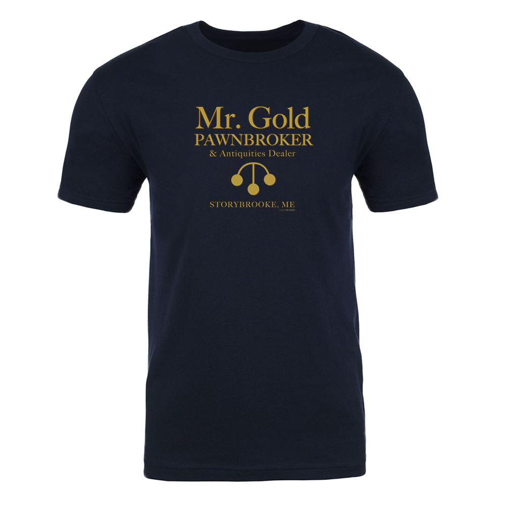 Once Upon a Time Mr. Gold’s Pawnbroker Adult Short Sleeve T-Shirt