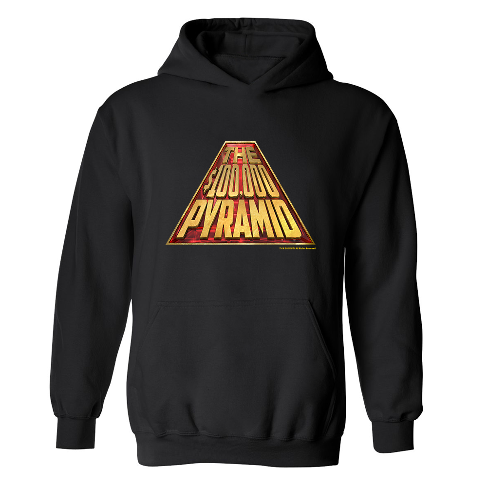 100 000 Pyramid Logo Fleece Hooded Sweatshirt