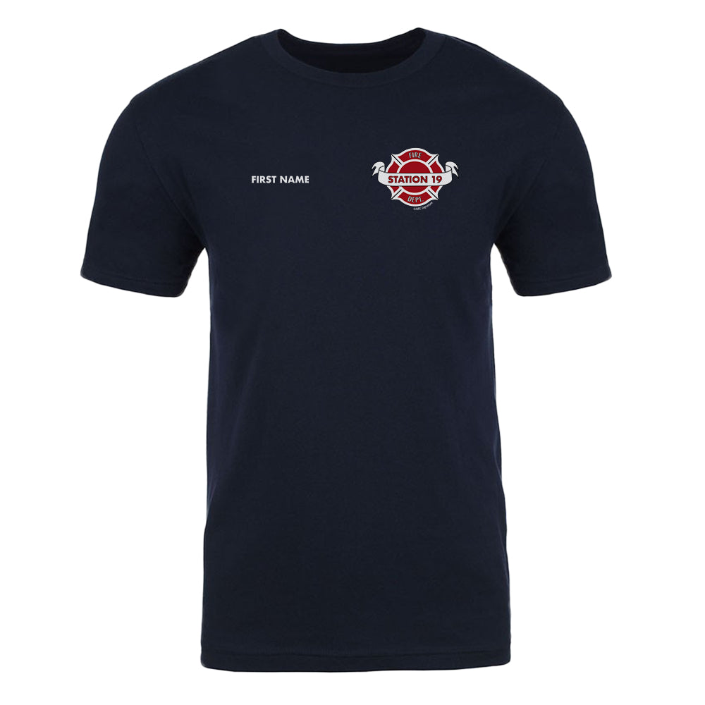 Station 19 Firehouse Personalized Adult Short Sleeve T-Shirt