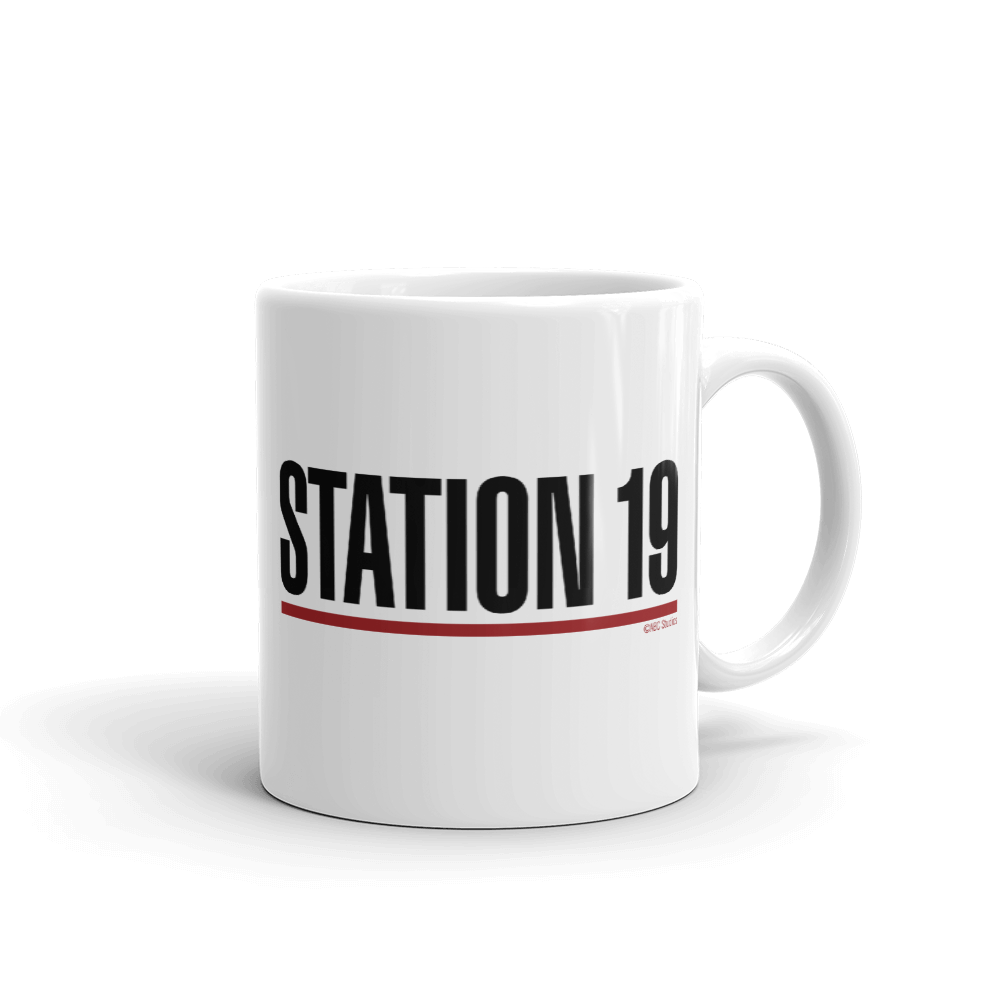 Station 19 Logo White Mug