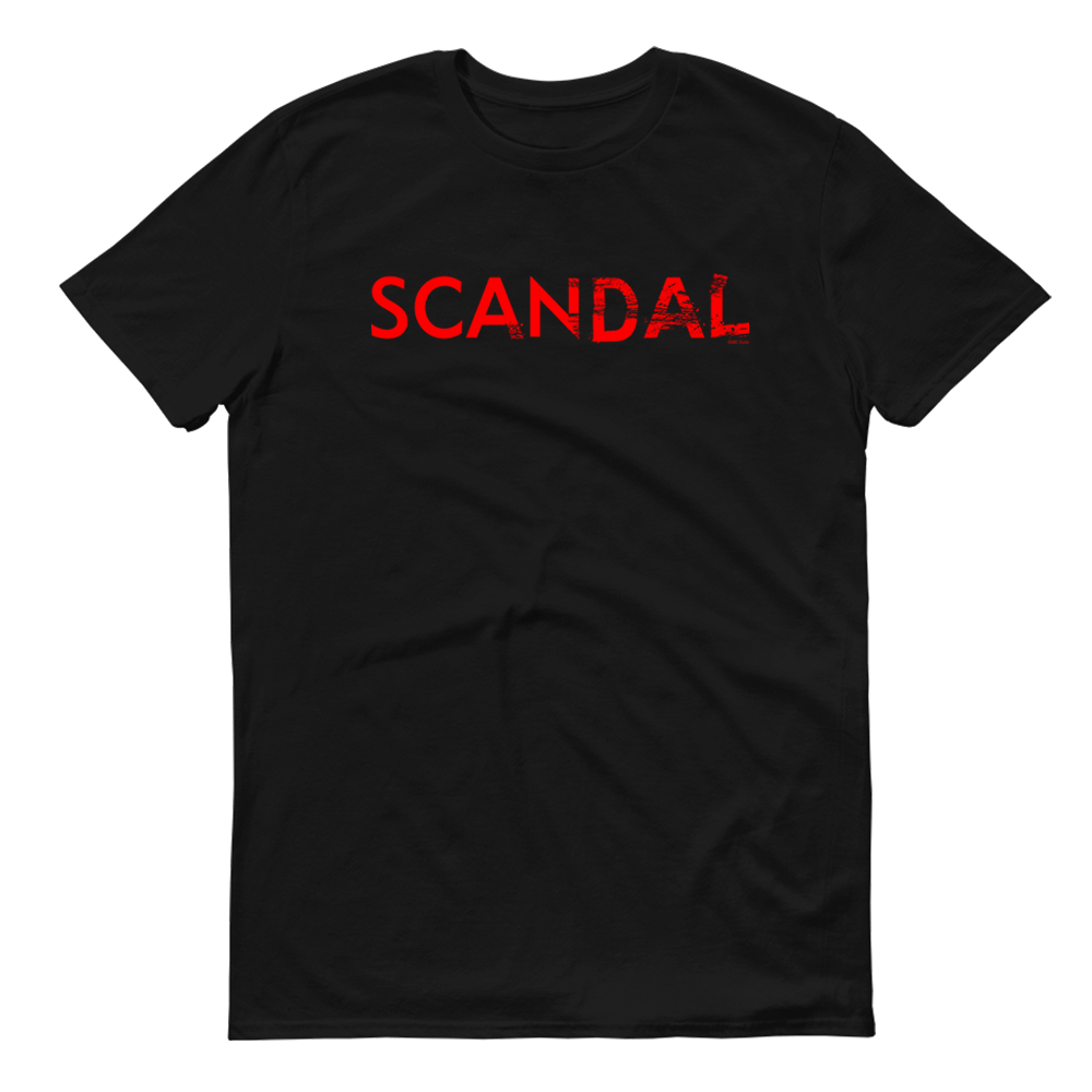 SCANDAL Tシャツ What is your STANDARDS? Scandal Logo Adult Short Sleeve T-Shirt