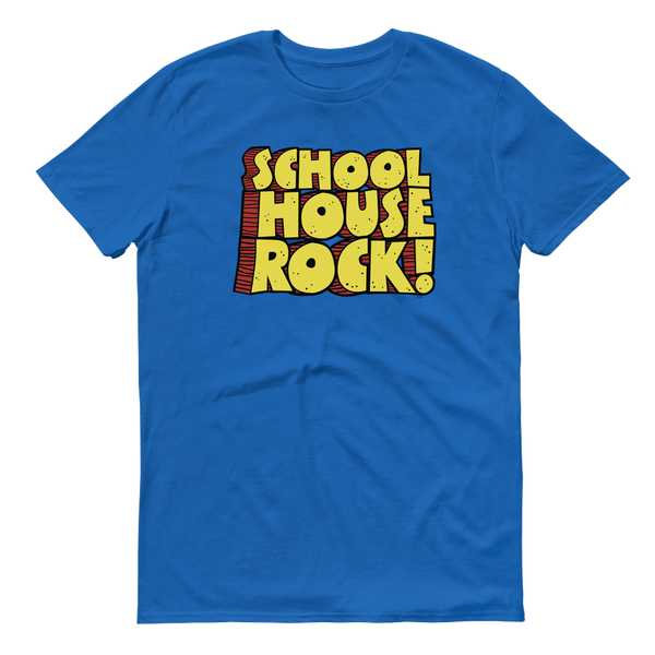 Schoolhouse Rock Logo Adult Short Sleeve T Shirt