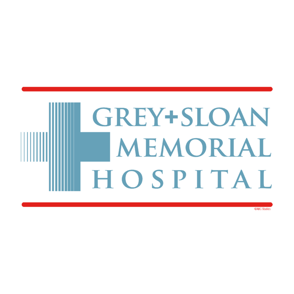 Grey's Anatomy Grey + Sloan Memorial Hospital Die Cut Sticker